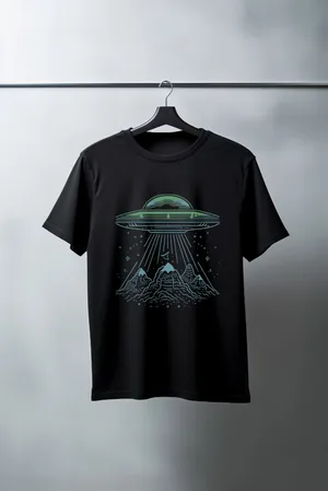 Unisex Oversize 24/1 Penye DTF Baskılı Tişört - DTF134