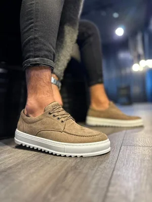 Erkek Casual Ofis Bağcıklı Ayakkabı Ayakkabı Dengeli Klasik Süet