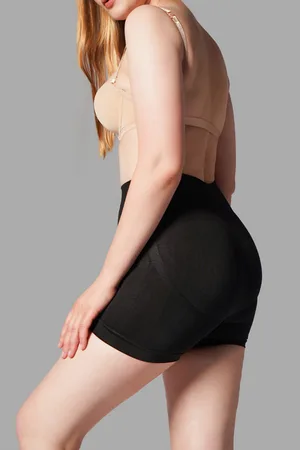 Push Up Seamless Dikişsiz Popo Şekillendirici Kısa Paçalı Korse 2064 Siyah