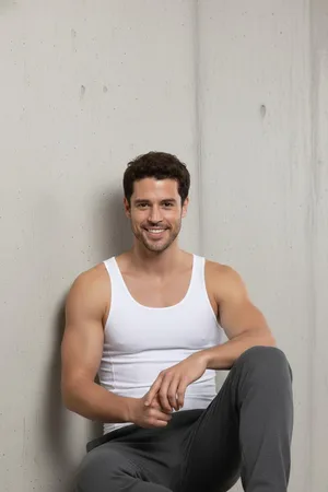 Erkek Atlet Korse Bel Göğüs Göbek Toparlayıcı Sıkılaştırıcı Dik Duruşa Yardımcı 6050 beyaz