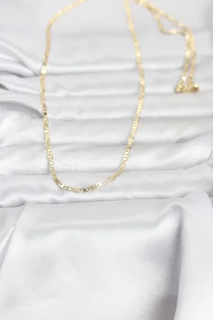 CM 14K Gold Renk Zincir Model 60 cm Kadın Kolye