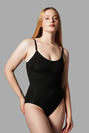 Kadın SİYAH Dikişsiz Çıtçıtlı Toparlayıcı Body Korse 9051