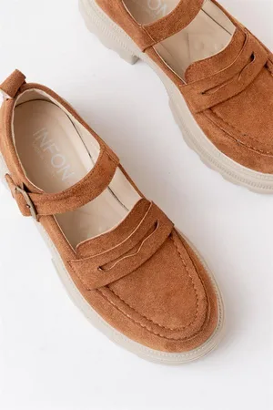 Kadın Casual Loafer Tabanlı Ayakkabı Ayakkabı Süet Davet Yüksek