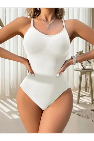 Zıbın Korse İncelten 2 Beden Toparlayan Alt Tarafı Çıtçıtlı Seamless 9051 Beyaz