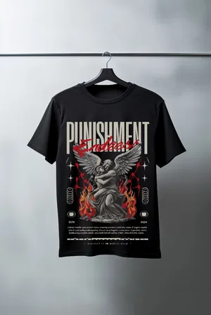 Unisex Oversize 24/1 Penye DTF Baskılı Tişört - DTF81