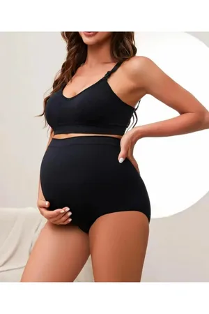 Hamile Slip Külot Hamile Lohusa Yüksek Bel Toparlayıcı Külot 1020 Siyah