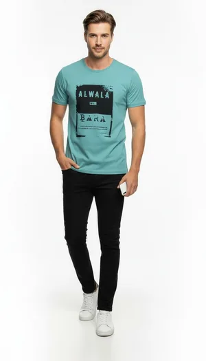 Urban Dynamic Baskılı Erkek Tişört – Günlük & Streetwear Stil