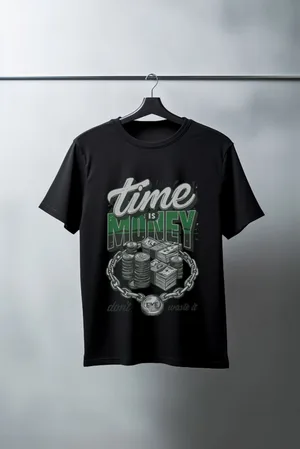 Unisex Oversize 24/1 Penye DTF Baskılı Tişört - DTF133