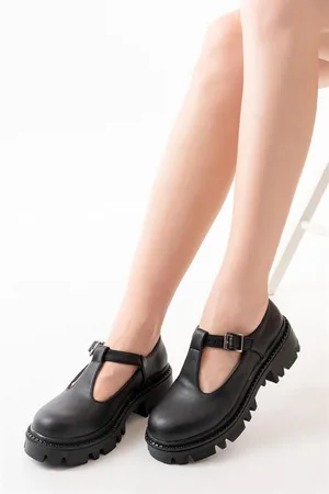 Kadın Casual Yumuşak Loafer Tabanlı Bağcıksız Ayakkabı Ayakkabı Yüksek