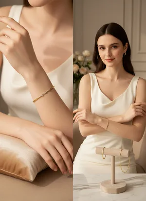 Xuping Gold Kaplama Şık Kadın Bileklik