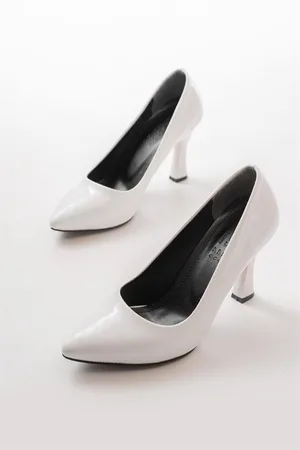 Kadın Casual Stiletto Gündüz Ayakkabı Ayakkabı Dengeli Rugan Topuklu