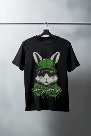 Unisex Oversize 24/1 Penye DTF Baskılı Tişört - DTF177
