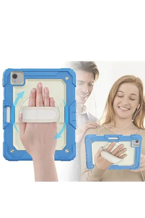 Apple iPad Pro 11 (2020) Kılıf Strap New Tablet Kapak - Mavi