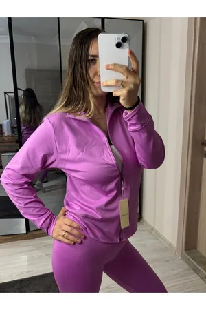 Fuşya Birebir Muadil Taytlı Takım - Pembe
