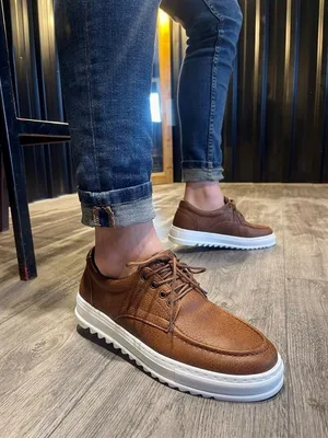 Erkek Casual Bağcıklı Ayakkabı Ayakkabı Dengeli Klasik Konfor Cilt