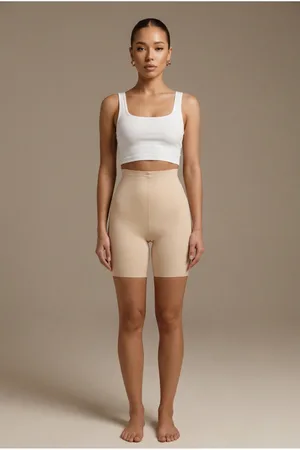 Kadın Sıkılaştırıcı Kumaş Boxer Kalıp Ten Korse