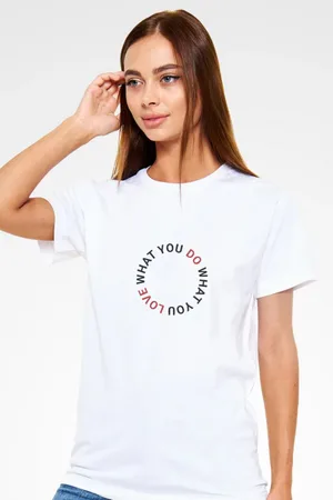 Unisex Oversize 24/1 Penye DTF Baskılı Tişört - DTF220