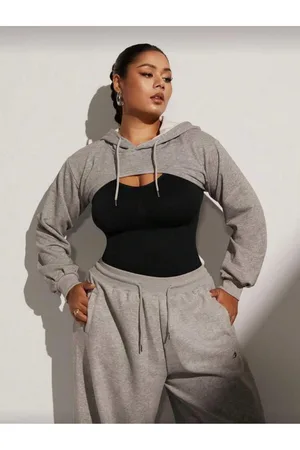 Kadın Büyük Beden Siyah Dikişsiz Çıtçıtlı Toparlayıcı Body Korse 9051