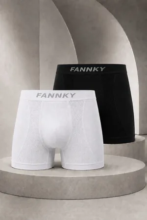 Erkek Casual Comfort Günlük 2 Li Boxer Kahverengi