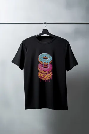 Unisex Oversize 24/1 Penye DTF Baskılı Tişört - DTF187