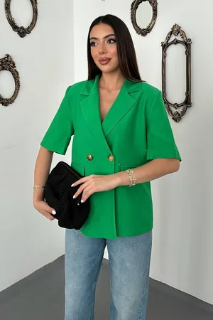 Benetton 2 Düğmeli Kısakol Ceket