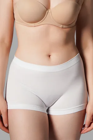 Boxer Toparlayıcı İz Yapmayan Örme Boxer 2001 Beyaz