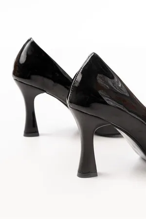 Kadın Casual Stiletto Ayakkabı Ayakkabı Dengeli Rugan Topuklu Form