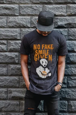 Unisex Oversize 24/1 Penye DTF Baskılı Tişört - DTF124