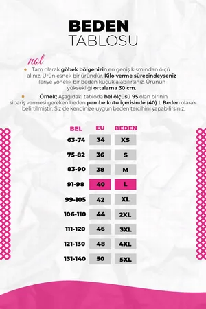 Karın Düzeltici Bel Toparlayıcı Kum Saati Görünümlü Lateks Korse 4423 Siyah