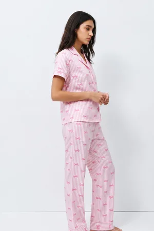 Standart Boy Elastanlı Pembe Pijama Takımı