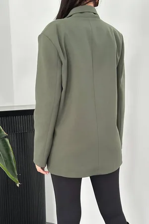 Haki Blazer Ceket