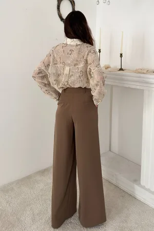 Mocca Pileli Comfort Pantolon