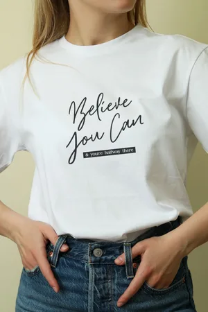 Unisex Oversize 24/1 Penye DTF Baskılı Tişört - DTF207