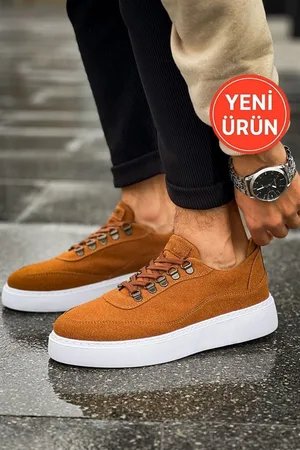 Erkek Yumuşak Yürüyüş Bağcıklı Ayakkabı Ayakkabı Esnek Spor Fitness