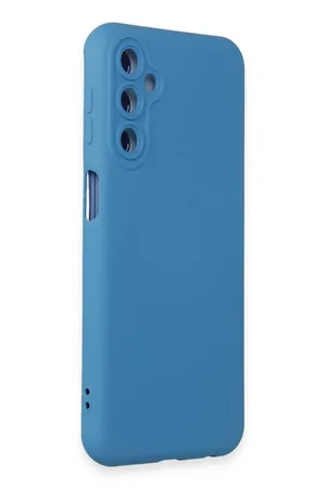 Samsung Galaxy M14 5G Uyumlu Kılıf Nano içi Kadife Silikon - Mavi