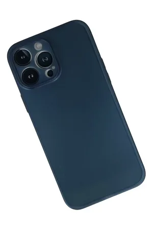 Apple iPhone 13 Pro Uyumlu Kılıf PP Ultra İnce Kapak - Mavi