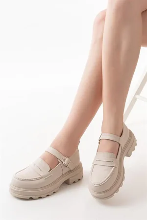 Kadın Casual Loafer Tabanlı Tempo Ayakkabı Ayakkabı Süet Yüksek