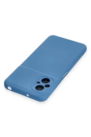 Xiaomi Poco M5 Uyumlu Kılıf Nano içi Kadife Silikon - Mavi