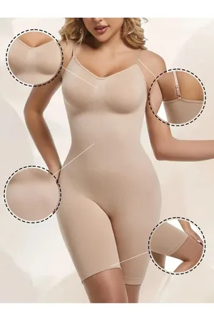 toparlayıcı yüksek bel tam boy body 9050 Bej