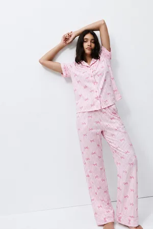 Standart Boy Elastanlı Pembe Pijama Takımı