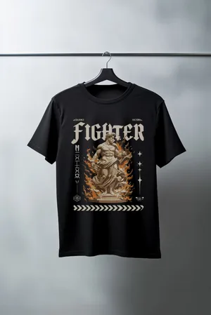 Unisex Oversize 24/1 Penye DTF Baskılı Tişört - DTF101