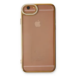 Apple iPhone 6 Kılıf Liva Lens Silikon - Beyaz