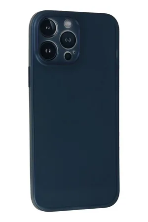 Apple iPhone 13 Pro Uyumlu Kılıf PP Ultra İnce Kapak - Mavi