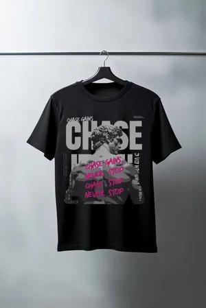 Unisex Oversize 24/1 Penye DTF Baskılı Tişört - DTF89