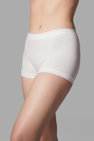 KADIN BOXER Toparlayıcı İz Yapmayan Seamless Örme BOXER 2001 Beyaz