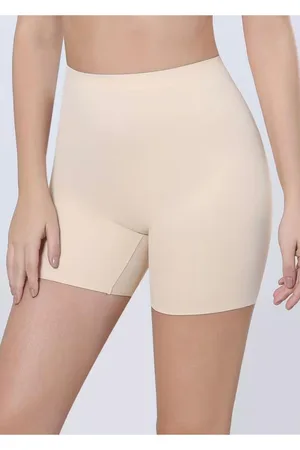 toparlayan incelten İz Bırakmaz Lazer Kesim Paçalı Korse 4401 Bej