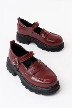 Kadın Casual Loafer Tabanlı Ayakkabı Ayakkabı Rugan Rahatlatıcı Yüksek