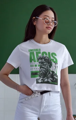 Unisex Oversize 24/1 Penye DTF Baskılı Tişört - DTF99