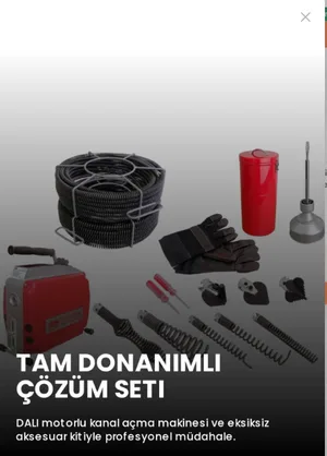 Dali Motorlu Kanal Açma Makinesi 20-150mm Çanta Tipi