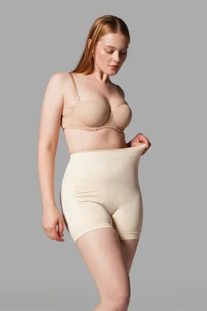 Push Up Seamless Dikişsiz Popo Şekillendirici Kısa Paçalı Korse 2064 Bej